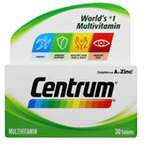 Centrum A to Zinc 30s